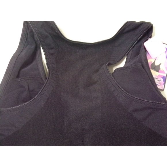 SPANX All Around Slimmer & Shine Crop Racerback Wireless Bra Black Small NEW - Picture 7 of 8